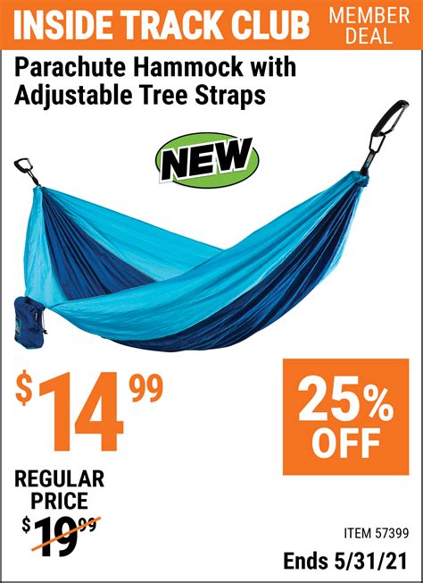 99 to BASS PRO SHOPS at 69. . Harbor freight hammock
